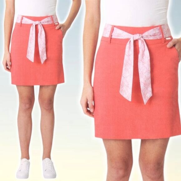 NWT S.C. & CO. Tummy Control Pull-On Skort Sz 4 Pink - Picture 1 of 5